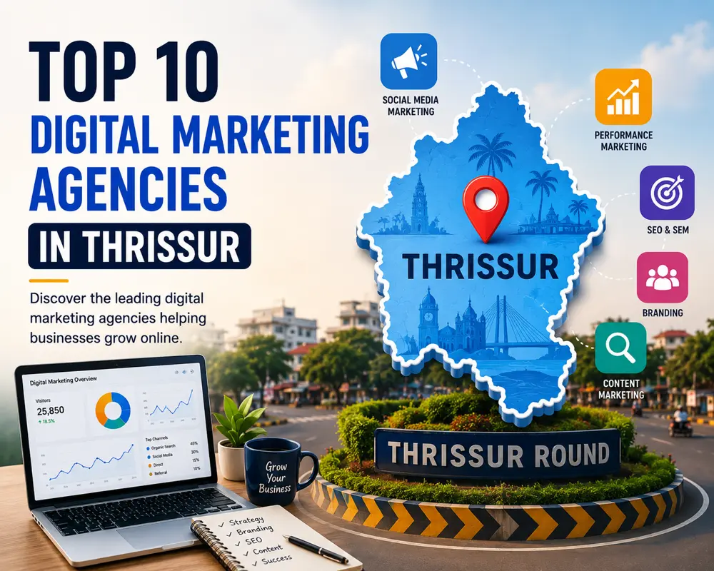 Top 10 Digital Marketing Agencies in Thrissur