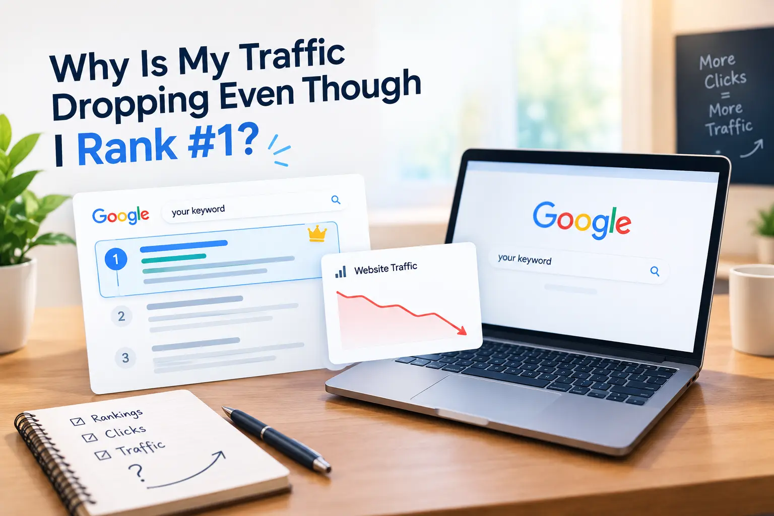 Why Is My Traffic Dropping Even Though I Rank #1?